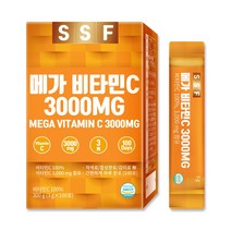 메가 비타민C 3000MG 고함량 가루 100포 수용성 비타민씨 분말 순수식품, 1박스/100포 메가비타민C