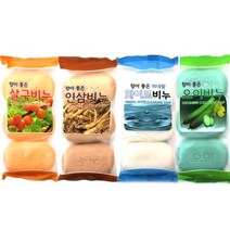 세일앤세일 봉지비누3P 미용비누 세안비누 오이비누 세숫비누, 살구비누3P