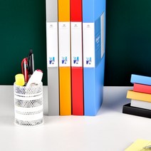 칼라 클리어파일 고품질 속지 40매 악보 보험증권 서류보관 학원, 옐로우