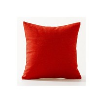 순색 레드 옐로우 견고한 베개 커버 홈 데코 블루 플레인 케이스 사무실 소파 쿠션, 45x45cm, C
