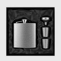 힙플라스크 휴대용 술통 술병 양주병 위스키병 위스키플라스크, 6oz