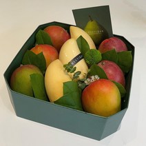 과일선물세트 광주과일 스위띠끄 망고선물세트 항공애플망고 노란망고 과일바구니 광주과일 과일선물, 추가안함, 방문수령