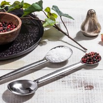 스텐 양면 계량스푼 베이킹 이유식 택1, 눈금자 계량스푼