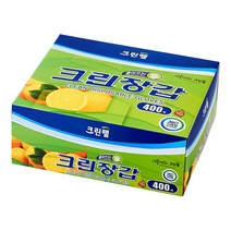 크린랩 크린랲 위생 비닐장갑 400매입 일회용품 1회용 주방/요리/다용도, 1개