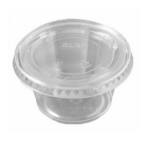 PH 투명소스통 + 뚜껑 6cm x 3cm, 10개입, 4개