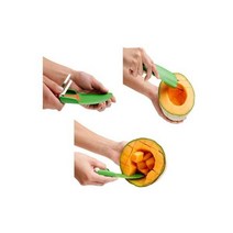 과일세척기 야채 농산물 채소 식품 세척기 멜론 메이트 과일 준비 도구 큐브 커터 스쿠퍼 식기 안전 선물