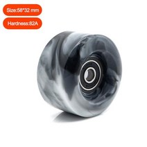 바퀴달린신발 운동화 롤러슈즈 바퀴힐 쿼드 스케이트 바퀴 베어링 포함 롤러 야외 및 실내 액세서리 여성 신발 없음, A16+4 Pieces