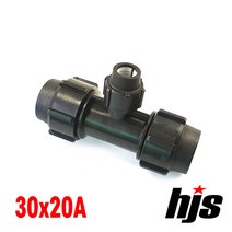 HJS PE 이경 티 30x20A (이경 T 나사조임식 30mm 20mm), 1개