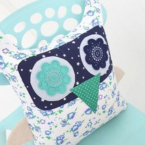 바보사랑 프린트로즈 부엉이쿠션커버(2color) annahouse.안나하우스