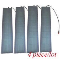 유연한 긴 크기 패널 태양열 발전 cigs 박막 태양 전지 패널 diy 배터리 충전기 광전지 태양 전지 플렉스 방수 2w, 협력사, 4개