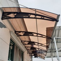 캐노픽스 1500x9300 비가림 차양 비막이 가림비 빗물받이 비받이 차양막 처마 렉산, 회색틀 블루렉산