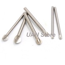 3mm 샹크 핸드 툴 밀링 볼 커터 루트 조각 직경 CNC 목공 나이프 조각 블레이드 라우터 비트 엔드 라운드 아트웍, [05] 3x8mm, 05 3x8mm