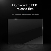 CREALITY 3D 프린터 부품 SLA FEP 릴리스 필름 200*140*0.15mm HALOT-ONE/LD-002H/LD-002R UV 수지 521073, 2 Pcs