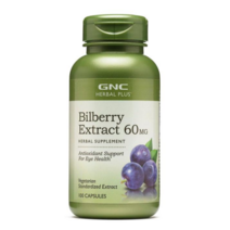 GNC 허벌 플러스 빌베리 추출물 60mg 캡슐, 100정, 1개