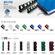 카피어랜드 플라스틱링제본기 GBC C150PRO 정품, P15-플라스틱링-14mm(100ea)남색