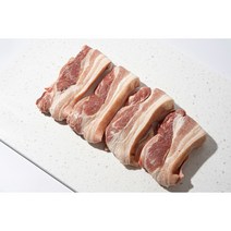 마장동축산시장 고기친구 한돈 오겹살 목살 등갈비 돈마호크 캠핑용 구이용 골라담기, 등갈비(600g~700g)