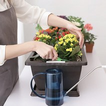 옥상 베란다 텃밭 채소밭 가꾸기 사각 화분, 브라운