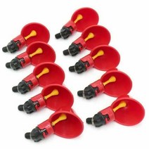 닭 그릇 새 닭장 먹이 메추라기 플라스틱 가금류 물 마시는 컵 자동 술꾼 암탉, [01] 10 Pcs