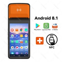 자동차방전 전기차완속충전기 인산철배터리 전기차충전기 새로운 8.1 안드로이드 핸드 Pos 터미널 PDA 블루, 02 Standard NFC_02 미국 플러그