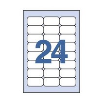 세모네모 주소라벨(C-3005)중.소봉투(64.4x33.9mm)24칸10매