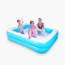 강아지풀장/에어쿠션풀/가정용/가족/사각 미니풀장/볼풀장/미니수영장/여름/물놀이/에어풀장/튜브/옥상, C타입