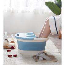 데일리리서치 접이식 족욕기족욕통 습식 족탕기 발족욕기 족욕대야, 레드