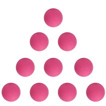 10 개/몫 EVA 거품 골프 공 부드러운 스폰지 야외 스윙 연습 골프/테니스 훈련 솔리드 9 색, Pink