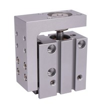 레일 실린더 정밀 공압 슬라이드 가이드 로드 선형 사이드 HLH16X20S HLH6X10S HLS10X30S HLH20X40S 50 HLH16X60S, [02] 5mm stroke, [02] HLH10