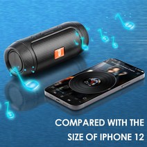 강력한 무선 스피커 서브우퍼 슈퍼베이스 사운드바 스테레오 블루투스 라우드스피커 TF FM 라디오 붐박스 뮤직 플레이어 Vitog YYK, [4] 잔디 녹색