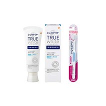 슈미텍트 트루 화이트 [의약 부외품] 화이트닝 치약 인지 과민 케어 고농도 불소 배합 1450ppm 연마제 무배합 + 치주 케어 칫솔 [유익 세트] 1개 + 칫솔