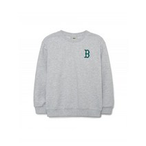 MLB KIDS 베이직 메가로고 맨투맨 BOS L.Melange Grey