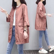 빠리맘 여성 야상 점퍼 롱 자켓 사파리 집업 봄 캐주얼 DL67