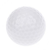 Royalways 2x 1피스 LED 점멸 골프 공 토너먼트 공 공식 크기, 42.6mm, Surlyn 합성 고무, 로즈 레드