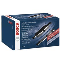 Bosch Opel İnsignia 앞 브레이크 패드 키트 2008 위 (16 인치), 01 Black