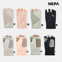 [네파] _NC송파점 여성 메쉬원단을 사용하여 통기성이 좋은 HIFLOW 하이플로우 W쿨메쉬 반장갑 등산글러브 7J28107 SP, 민트(K22)