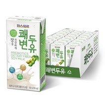두유 파스퇴르 쾌변두유 190ml x 24팩 플레인 두유
