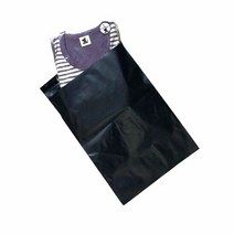 HDPE 실속형 소량 택배봉투 25X35cm+4cm 20장 검정, 쿠팡 검정