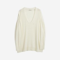 W 아워레가시 빅 브이넥 니트 아크릴 펑키 화이트 Our Legacy Big V-Neck Knit Acrylic Funky White 466237