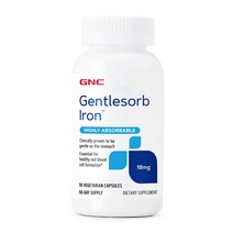지엔씨 젠틀솔브 철분 아이언 18 mg 90 베지 캡슐
