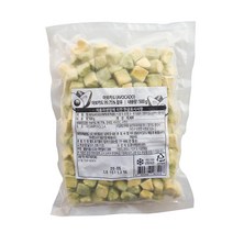 냉동 아보카도 500g 다이스 큐브, 1개