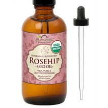 US Organic 오가닉 냉간 압착 로즈힙 씨드 오일 115ml 100% Pure Rosehip Seed Oil USDA Certified
