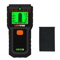 LOMVUM 금속 탐지기 백라이트 블랙 AC 우드 스터드 파인더 케이블 와이어 깊이 추적기 Undeground St공구툴, CN, BBN02