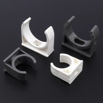 파이프 pe이중벽관 pvc관 ID 20 ~ 50mm PVC 클램프 10 개/묶음 정원 물 커넥터 관개 피팅 고정 U 형 클립 스트랩118290, Gray 40mm