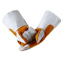 용접 장갑 알곤 양피 가죽 방열 불티 불씨 방지 내열, XL 골든 드라이버 플러스 면