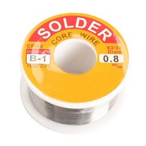 용접 와이어 팁 용접기기 플럭스 주석 납 용융 로진 코어 납땜 롤, 1.0mm