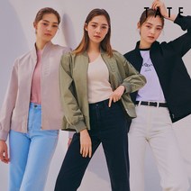 TATE 23SS 여성 미니멀 보머 재킷 1종