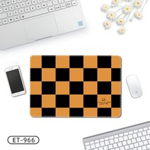 노트북상판 바둑판 칸 미니 사이즈 마우스패드 여성 스위트 심플 기숙사 공부 스터디 손목보호대 책상커버 4186341472, 370x250mm 3mm, ET-966