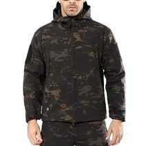 ANTARCTICA 남성용 밀리터리 택티컬 재킷 아웃도어 방수 소프트 쉘 후드 블랙. X-Large, Acu Camo