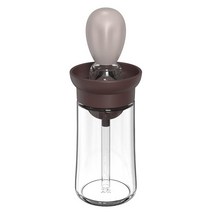바베큐 그릴 야외 캠핑 180ml 주방 실리콘 오일 병 베이킹 바베큐 그릴 오일 브러시, a