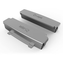 웨버(Weber) 바베큐 스토브 BBQ 그릴 스테인리스 스틸제 스모커 박스 가스 그릴(Q 시리즈) 대응 2개 세트[일본 정규품 2년 보증]